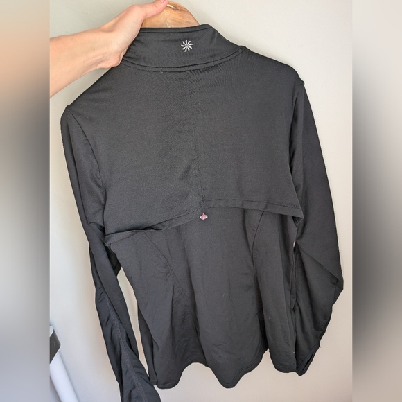 Athleta Black Love Zip Up Jacket Size XL - Picture 4 of 5